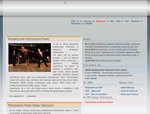 Tablet Screenshot of amp.dance.pl