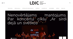 Desktop Screenshot of dance.lv