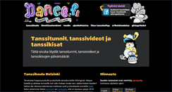 Desktop Screenshot of dance.fi